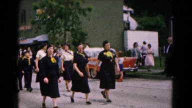 1961: young men , women and boys participating in boy scouts parade HAGERSTOWN