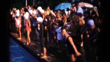 1961: school competitions of swimming shows that children have