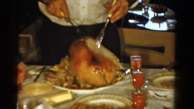 1958: an indoor family party is seen MINNESOTA