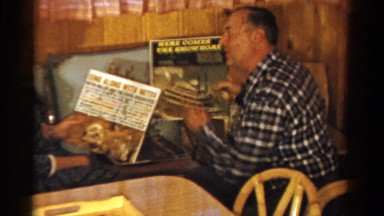 1958: people comparing old favorite vinyl record albums MINNESOTA