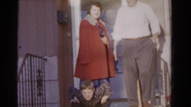 1958: an indoor family party is seen MINNESOTA