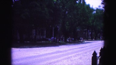 1964: snow covered road is seen WILLIAMSBURG