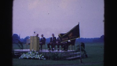 1964: speech is seen in progress WILLIAMSBURG