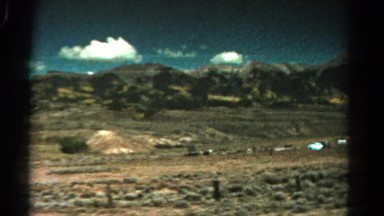 1967: mountain area is seen traveling by road COLORADO