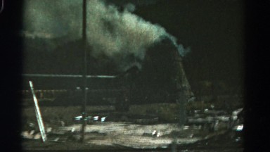 1967: large domed structure producing plume of smoke COLORADO