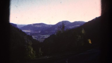 1967: mountain area is seen traveling by road COLORADO