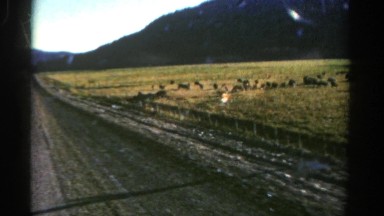 1967: mountain area is seen traveling by road COLORADO