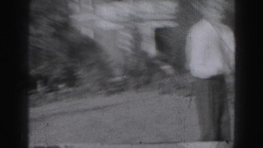 1946: man working on his golf swing HARRISBURG