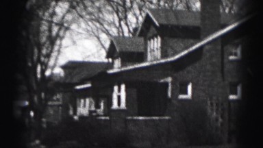 1946: an individual leaving through the back door then out of view. HARRISBURG