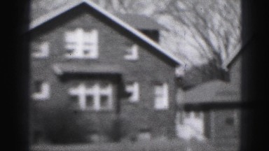 1946: traditional two story brick home and middle class neighborhood HARRISBURG