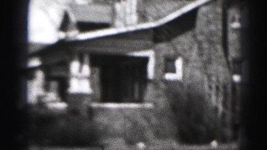 1946: street with beautiful houses and old cars HARRISBURG