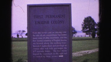 1964: An Inscription at Jamestown, Virginia