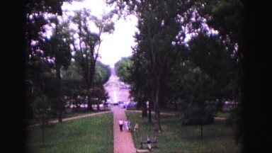 1964: Garden Scene in Jamestown, Virginia