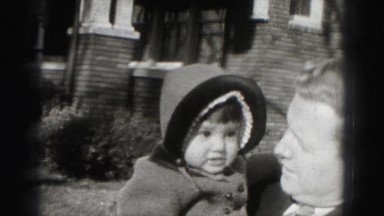 1946: Mother and Small Child Play in Harrisburg