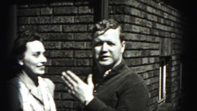 1946: man in suit is seen walking HARRISBURG