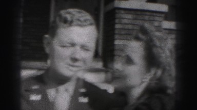 1946: couple is seen walking happily HARRISBURG