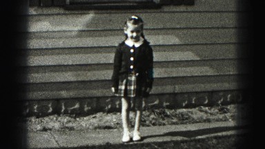 1946: girl is seen walking inside house HARRISBURG