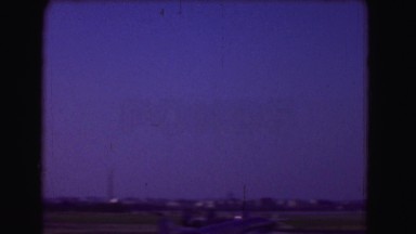 1946: military proving grounds airplane test flyby highspeed officers below