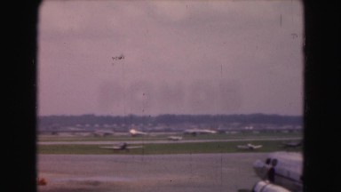 1946: white aircraft moving across runway in the daytime WASHINGTON, DC