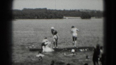 1946: women having fun in the water WASHINGTON, DC