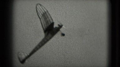 1946: cessna plane is seen descending to land WASHINGTON, DC