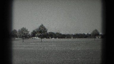 1946: panoramic view of washington dc and outlying areas with people walking