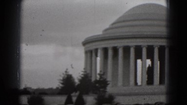 1946: view of the beautiful jefferson memorial located in washington d.c.