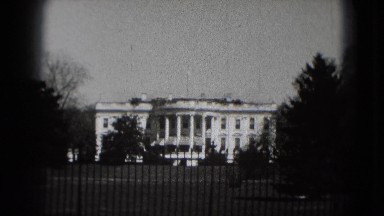 1946: back of the white house view WASHINGTON, DC