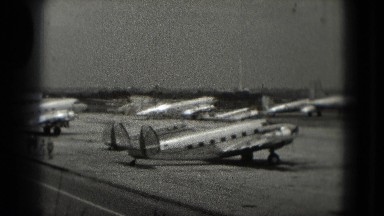 1946: large air field filled with twin engine planes WASHINGTON, DC