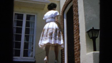 1963: woman is seen posing CALIFORNIA