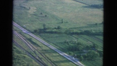 1963: view of fountain from aircraft CALIFORNIA