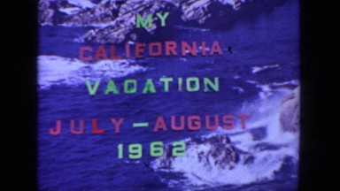 1962: city is seen with tall buildings along coastal area CALIFORNIA