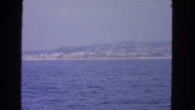 1963: traveling across water looking back at the civilization left behind