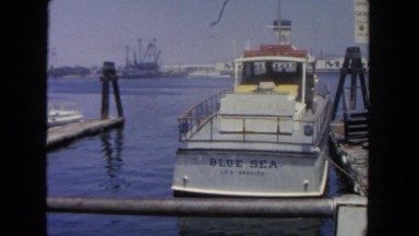 1962: port with boat SAN PEDRO, CALIFORNIA