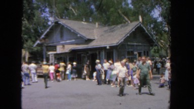 1962: family is seen going on trip with small child SAN PEDRO, CALIFORNIA