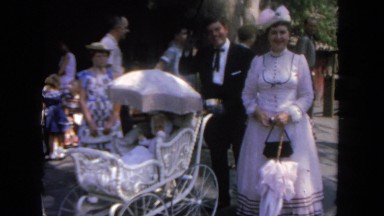 1962: couple is seen walking happily SAN PEDRO, CALIFORNIA