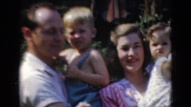 1947: family is seen going on trip with small child MIDDLETOWN