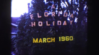 1960: Family Walking Through Lush Florida Forest Scenery