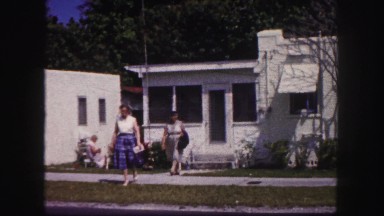 1960: residential area is seen FLORIDA