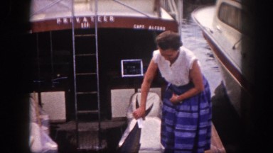 1960: woman is seen posing FLORIDA