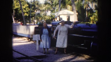 1960: women are seen in beautiful dresses FLORIDA
