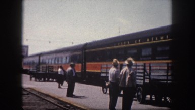 1960: train is seen FLORIDA