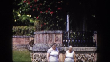 1960: women are seen in beautiful dresses FLORIDA