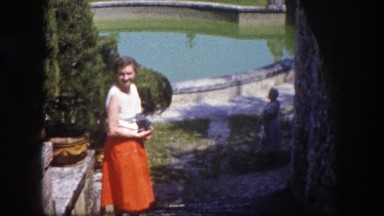 1960: woman is seen posing FLORIDA