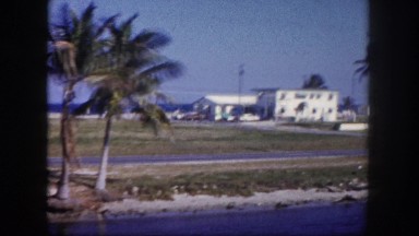 1960: coastal area is seen with tall trees FLORIDA