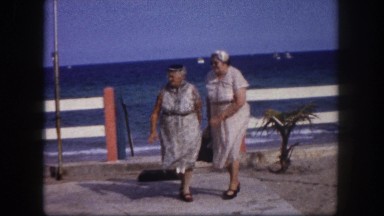 1960: women are seen in beautiful dresses FLORIDA