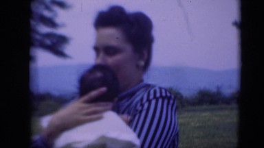 1947: Mother and Small Child Play in Middletown
