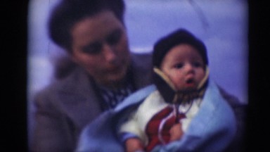 1947: mother with small child is seen MIDDLETOWN