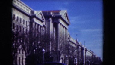 1947: city is seen with tall buildings along coastal area MIDDLETOWN