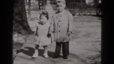1949: children are seen having fun in garden area MIDDLETOWN